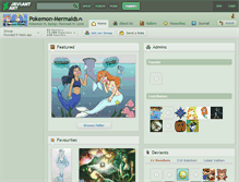 Tablet Screenshot of pokemon-mermaids.deviantart.com