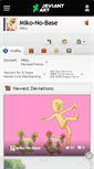 Mobile Screenshot of miko-no-base.deviantart.com