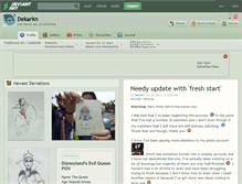 Tablet Screenshot of dekarkn.deviantart.com