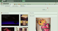 Desktop Screenshot of defiantheart.deviantart.com
