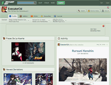 Tablet Screenshot of executorcid.deviantart.com