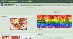 Desktop Screenshot of dylan-virtue2vice.deviantart.com