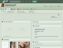 Tablet Screenshot of mahpeykeryonsel.deviantart.com