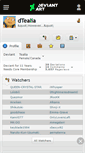 Mobile Screenshot of dtealia.deviantart.com