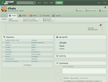 Tablet Screenshot of dtealia.deviantart.com