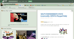 Desktop Screenshot of elusiveconqueror.deviantart.com