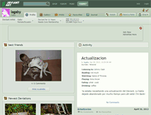 Tablet Screenshot of lagaby.deviantart.com