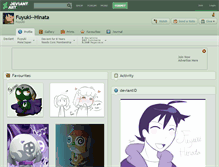 Tablet Screenshot of fuyuki--hinata.deviantart.com