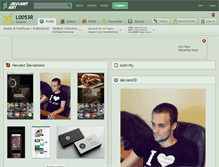 Tablet Screenshot of l0053r.deviantart.com