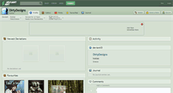 Desktop Screenshot of dirtydesigns.deviantart.com