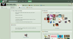 Desktop Screenshot of navi-hate-club.deviantart.com