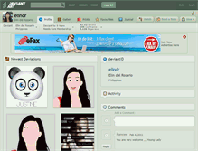 Tablet Screenshot of elindr.deviantart.com