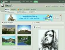 Tablet Screenshot of 55laney69.deviantart.com