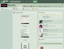 Tablet Screenshot of poly-love.deviantart.com