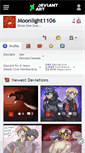 Mobile Screenshot of moonlight1106.deviantart.com