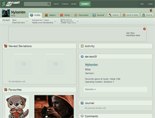 Tablet Screenshot of nylomim.deviantart.com