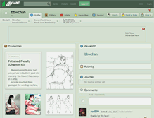 Tablet Screenshot of bbwchan.deviantart.com