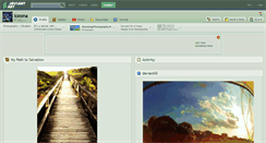 Desktop Screenshot of iceona.deviantart.com