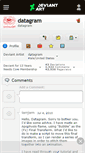 Mobile Screenshot of datagram.deviantart.com