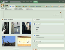 Tablet Screenshot of kipsa.deviantart.com