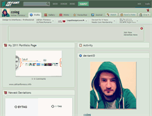 Tablet Screenshot of coleg.deviantart.com