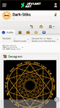 Mobile Screenshot of dark-stiks.deviantart.com