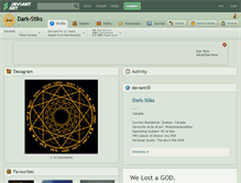 Tablet Screenshot of dark-stiks.deviantart.com