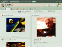 Tablet Screenshot of claudio51.deviantart.com