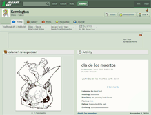 Tablet Screenshot of kennington.deviantart.com