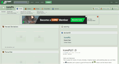 Desktop Screenshot of iconsplz.deviantart.com