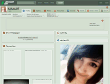 Tablet Screenshot of ilulalot.deviantart.com