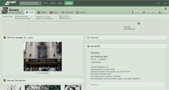 Desktop Screenshot of dovana.deviantart.com