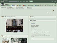 Tablet Screenshot of dovana.deviantart.com