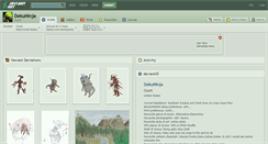 Desktop Screenshot of dekuninja.deviantart.com
