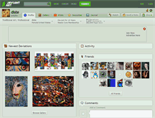 Tablet Screenshot of diste.deviantart.com