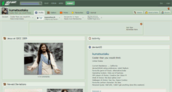 Desktop Screenshot of kumatsuotaku.deviantart.com