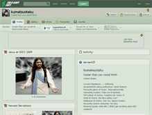 Tablet Screenshot of kumatsuotaku.deviantart.com