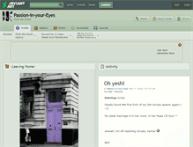 Tablet Screenshot of passion-in-your-eyes.deviantart.com