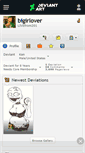 Mobile Screenshot of bigirlover.deviantart.com