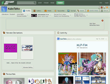 Tablet Screenshot of kubotaiko.deviantart.com
