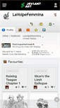 Mobile Screenshot of lavolpefemmina.deviantart.com