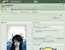 Tablet Screenshot of lawliepopsu.deviantart.com