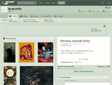 Tablet Screenshot of de-groseille.deviantart.com