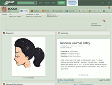 Tablet Screenshot of doggir.deviantart.com