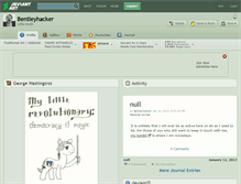 Tablet Screenshot of bentleyhacker.deviantart.com