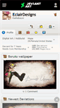 Mobile Screenshot of eclairdesigns.deviantart.com