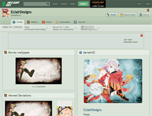 Tablet Screenshot of eclairdesigns.deviantart.com