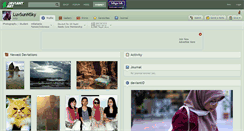Desktop Screenshot of luvsunnsky.deviantart.com