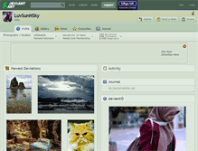 Tablet Screenshot of luvsunnsky.deviantart.com