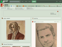 Tablet Screenshot of istriel.deviantart.com